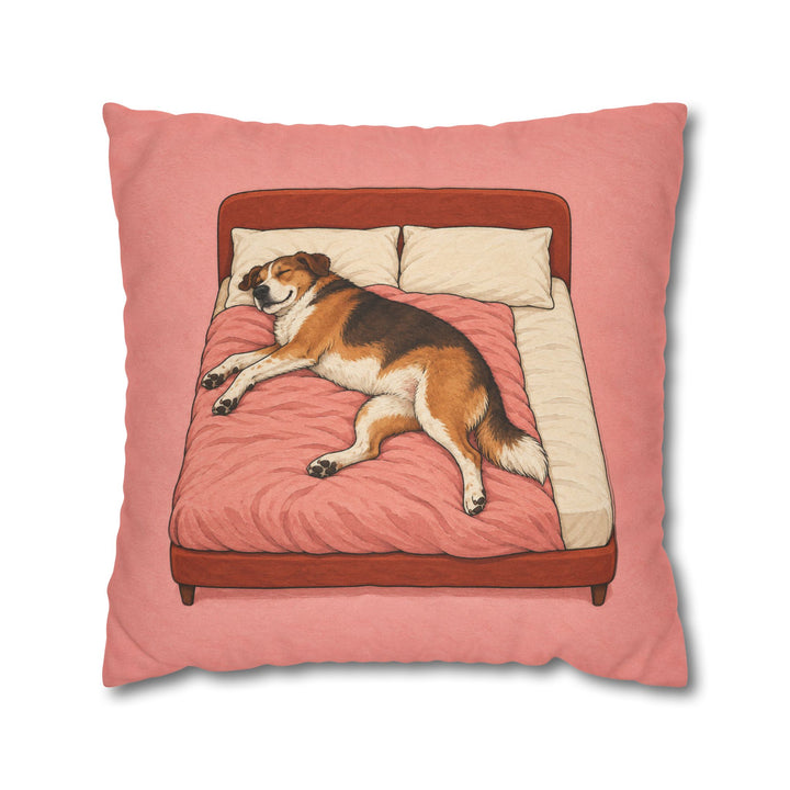 The Bed Is Mine – Bedroom Wall Art with a Human Sized Sliver Left – Pillow / Cover