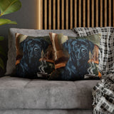 "Before Coffee" - Cane Corso Pillow Cover - Dog Lover Wall Art Home Decor