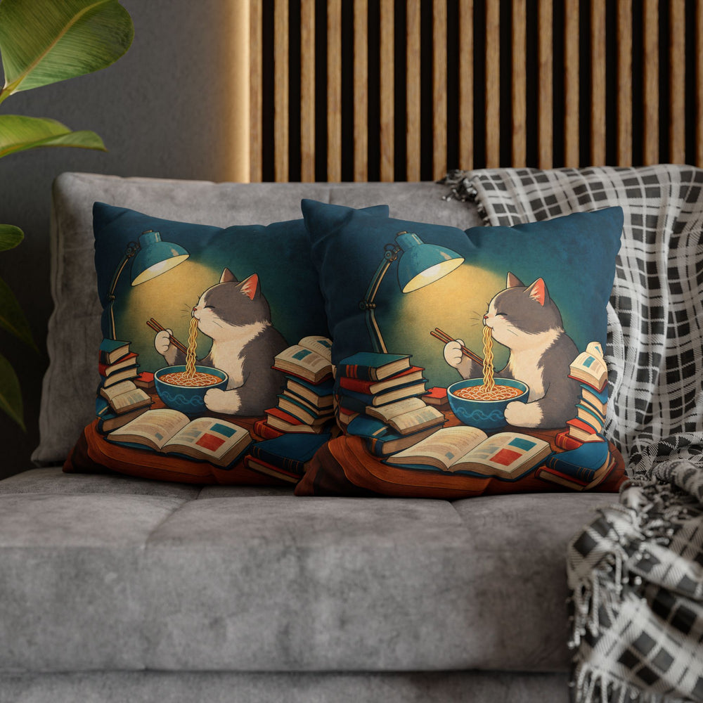 Ramen O'Clock – Dorm Room Decor with Instant Noodles at 1 AM – Pillow / Cover