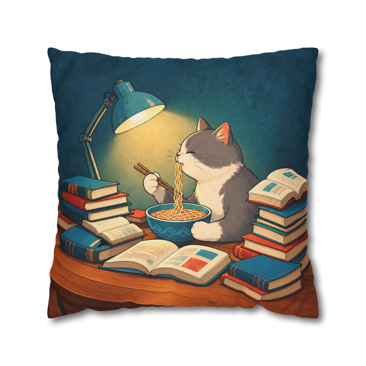 Ramen O'Clock – Dorm Room Decor with Instant Noodles at 1 AM – Pillow / Cover