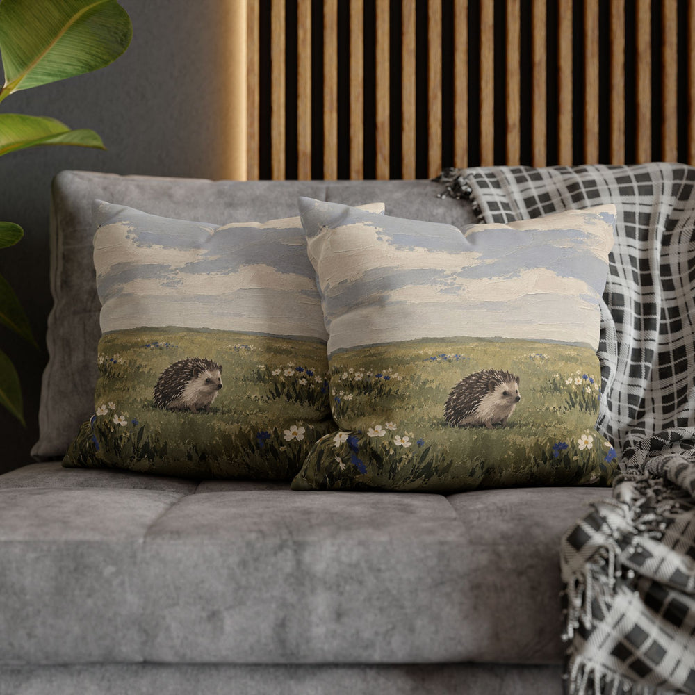 Quiet Meadow – Therapy Office Decor with a Wildflower Field – Pillow / Cover