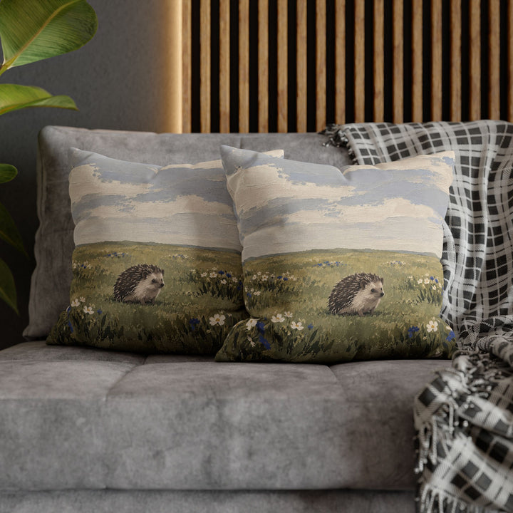 Quiet Meadow – Therapy Office Decor with a Wildflower Field – Pillow / Cover