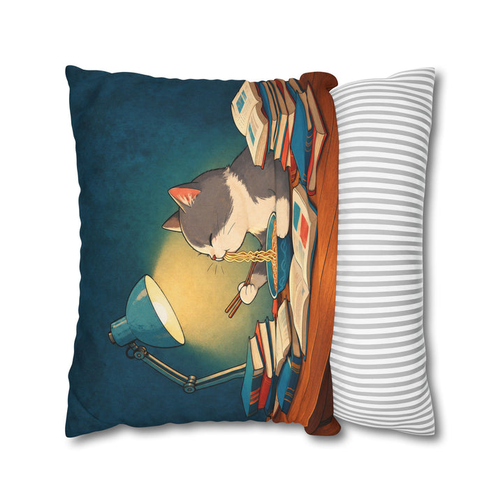 Ramen O'Clock – Dorm Room Decor with Instant Noodles at 1 AM – Pillow / Cover
