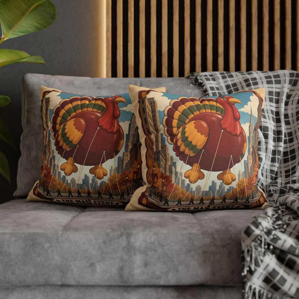 The Main Event – Fall Wall Art with a Giant Parade Balloon Bird – Pillow / Cover