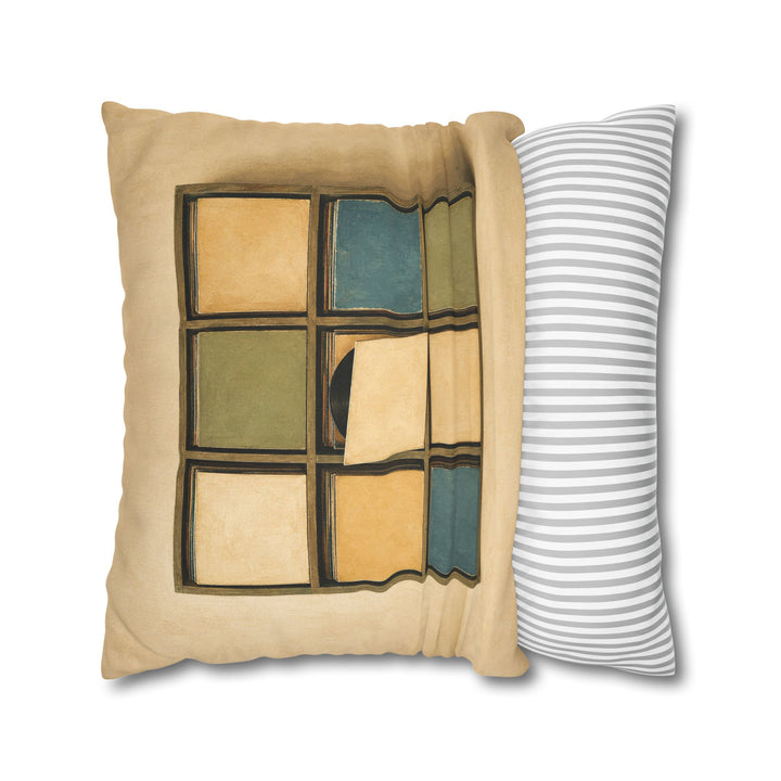 Sleeve Wall – Vinyl Record Decor with a Warm Wall of Sleeves – Pillow / Cover