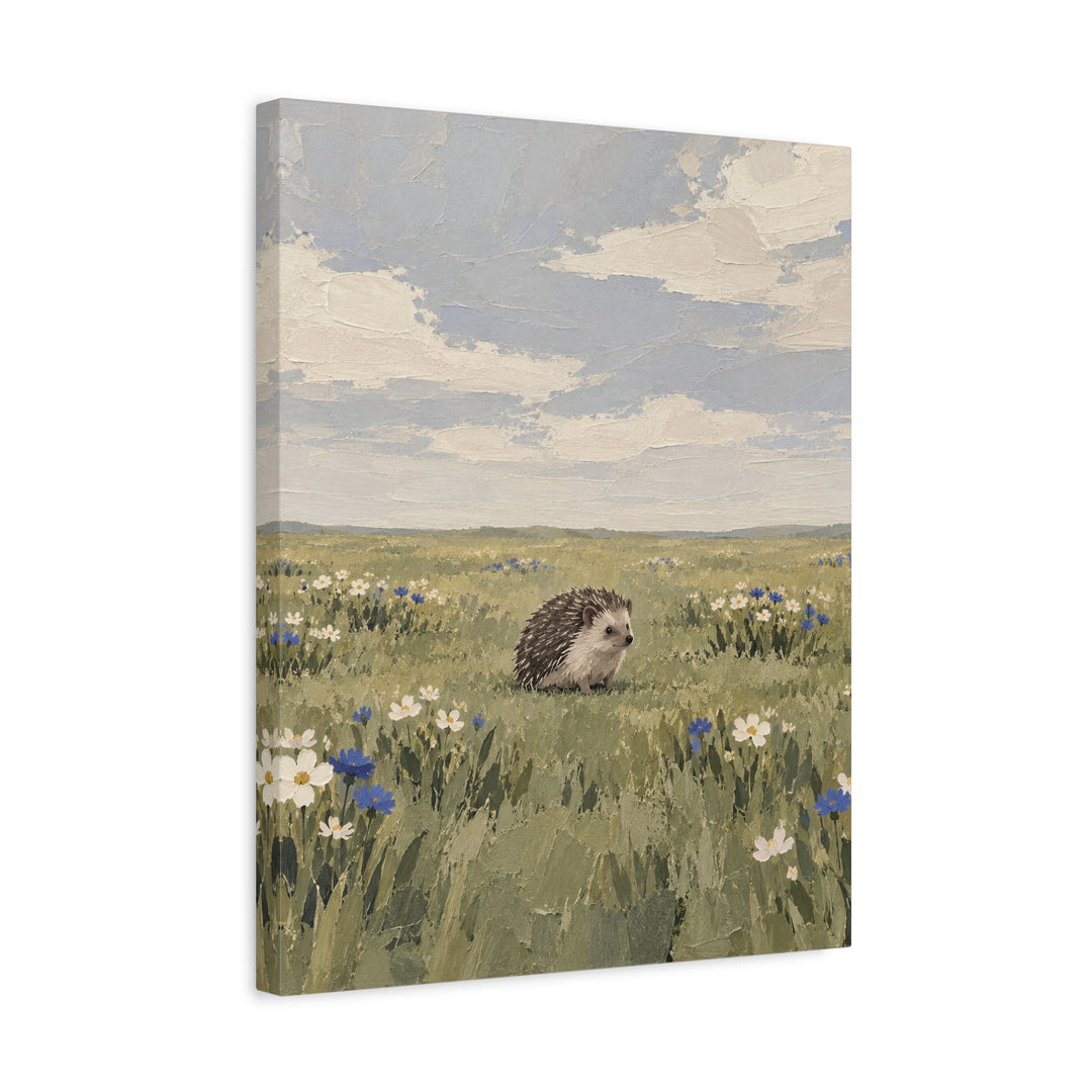 Quiet Meadow – Therapy Office Decor with a Wildflower Field – Canvas / Framed Canvas