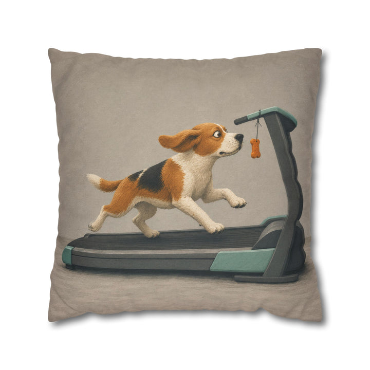 Do It For The Snacks – Gym Wall Art with a Dangling Treat and Laser Focus – Pillow / Cover