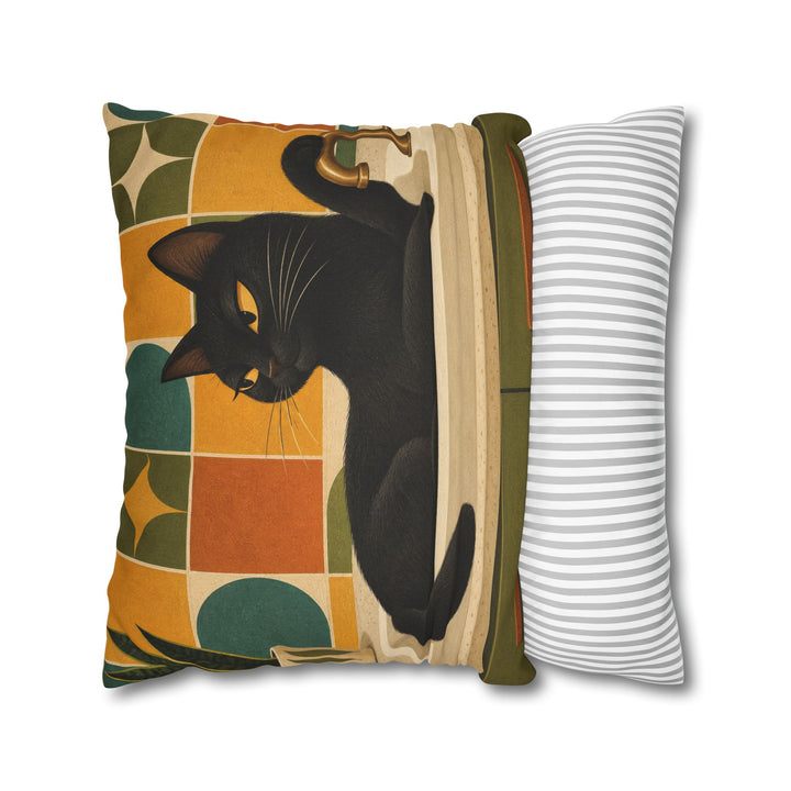 Sink Loaf, Mid Century – Mid Century Modern Art with a Geometric Basin Nap – Pillow / Cover