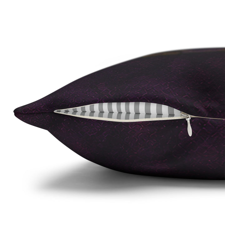 Whimsigoth Window – Whimsigoth Decor with a Stained Glass Silhouette – Pillow / Cover