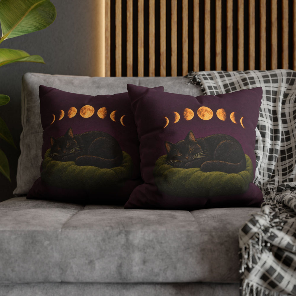 Moon Phases & Nap Phases – Witchy Wall Decor with a Sleeper Through the Cycle – Pillow / Cover