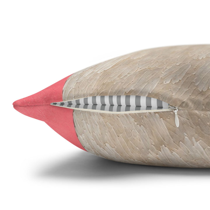 Did You Flush? – Funny Bathroom Art with Three Geese Craning Closer – Pillow / Cover