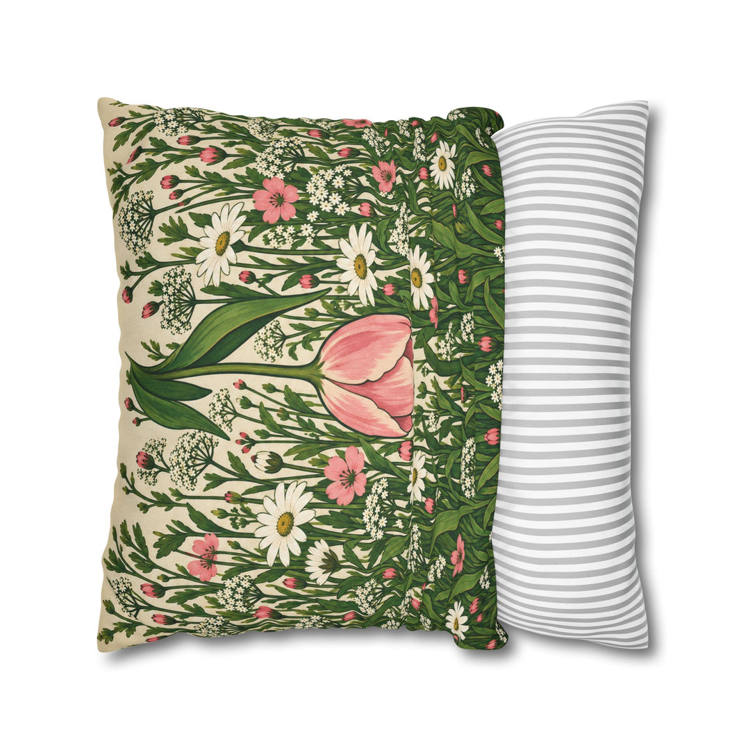 Wildflower Riot – Botanical Wall Art with a Loud Loose Meadow – Pillow / Cover