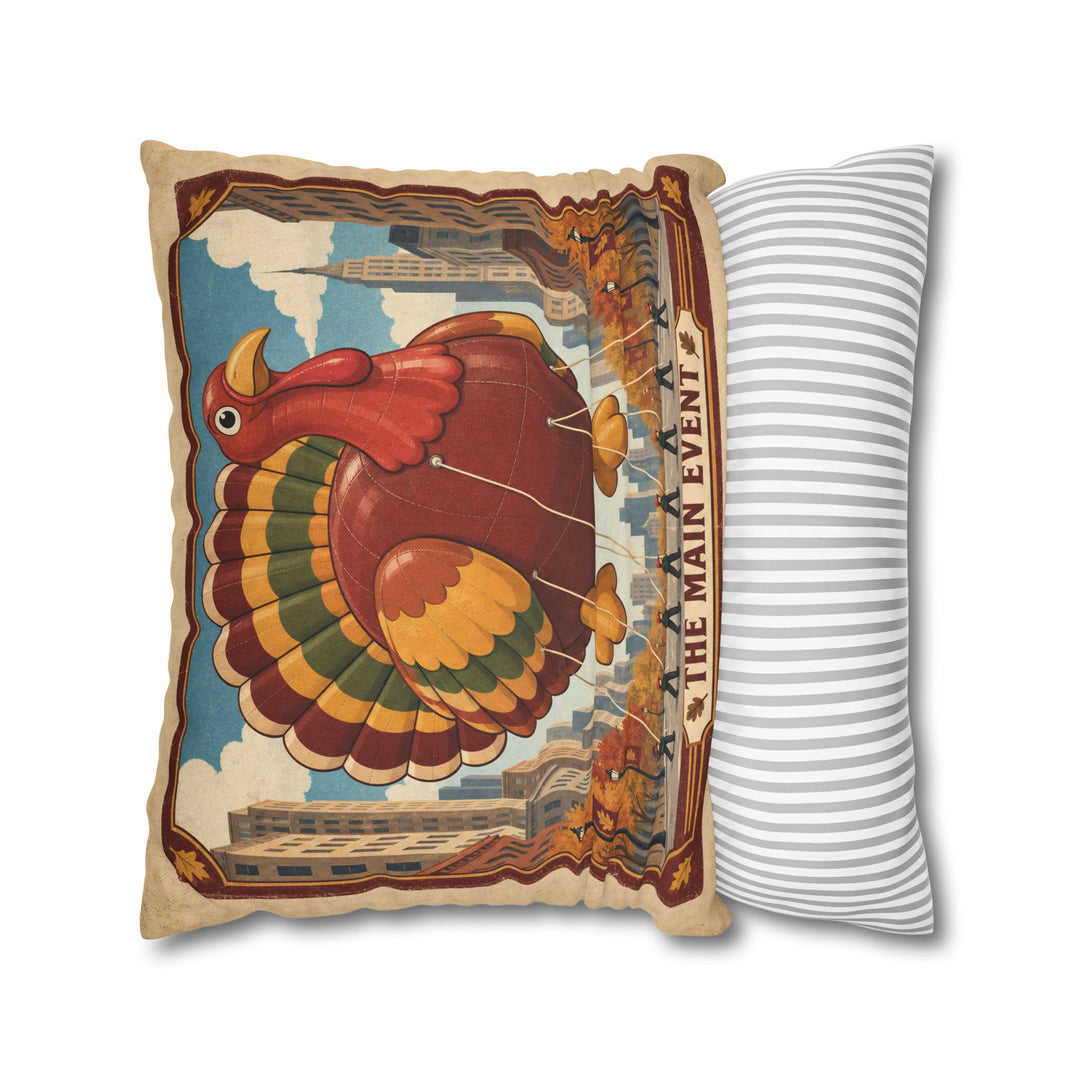 The Main Event – Fall Wall Art with a Giant Parade Balloon Bird – Pillow / Cover