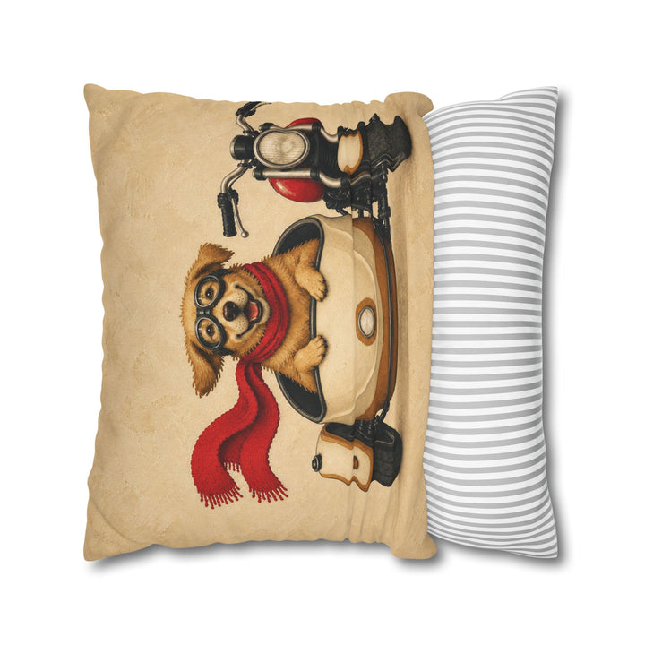 Born To Be Mild – Motorcycle Wall Art with Goggles and a Sidecar – Pillow / Cover