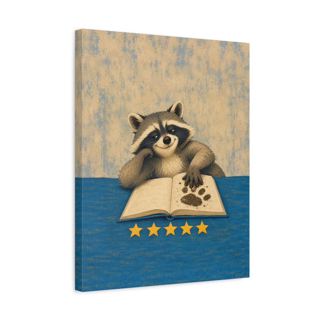 Cabin Guest Book – Cabin Decor with a Muddy Paw Signature – Canvas / Framed Canvas