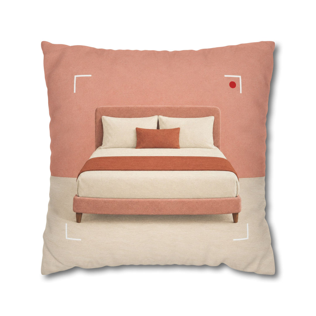 Made Bed, Myth Or Legend – Bedroom Wall Art with a Rare Cryptid Sighting – Pillow / Cover