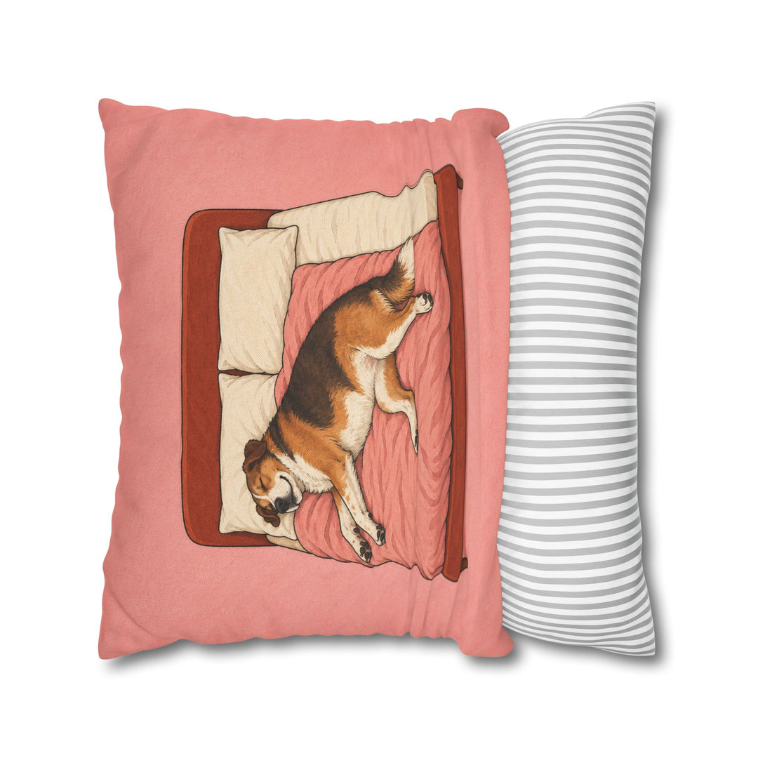 The Bed Is Mine – Bedroom Wall Art with a Human Sized Sliver Left – Pillow / Cover