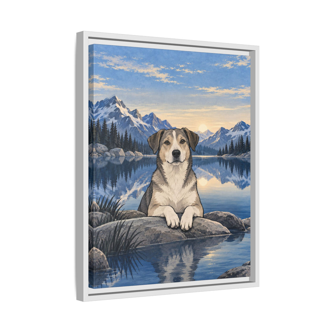 White frame