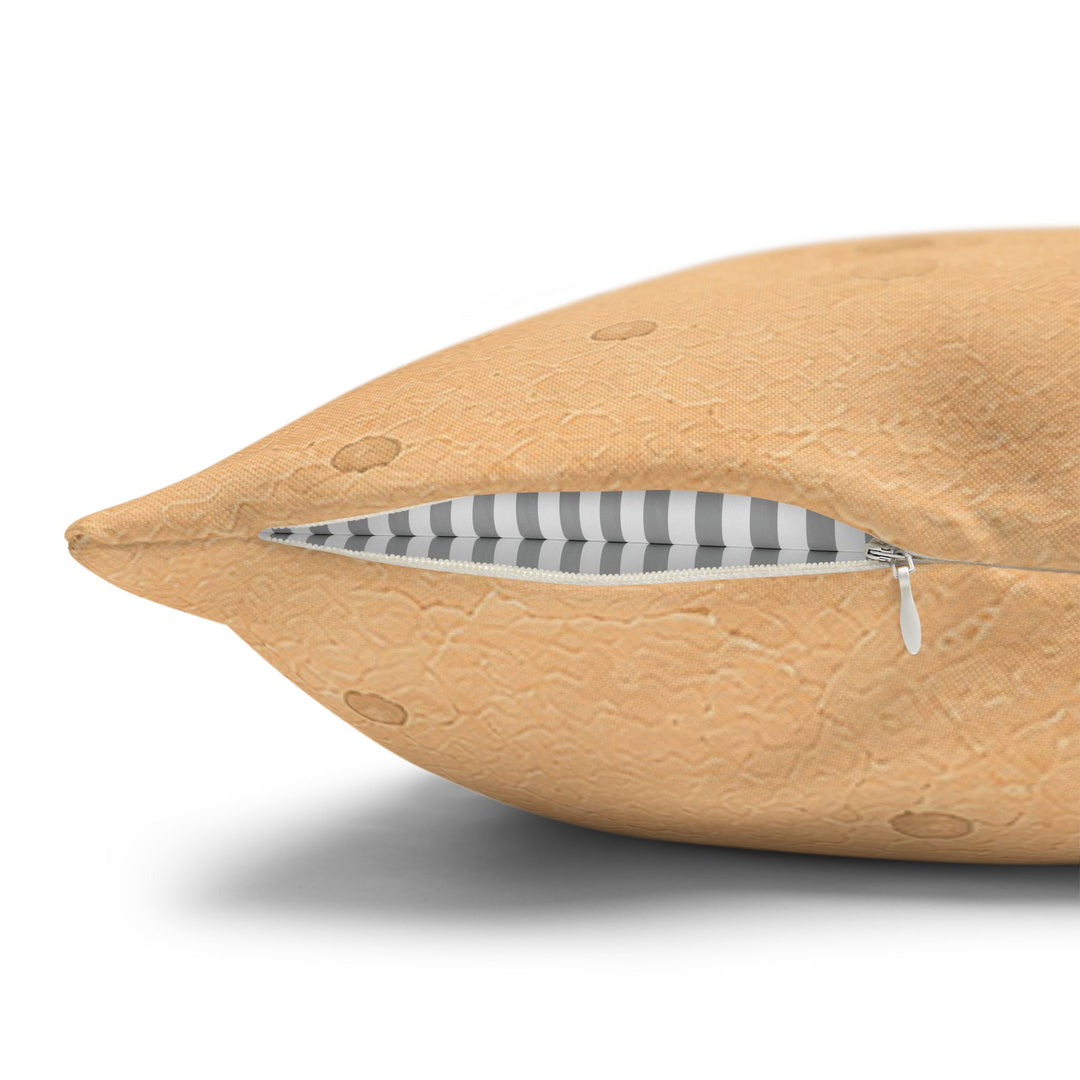 Slug Negotiations – Garden Wall Art with a Sun Hat at the Lettuce Line – Pillow / Cover