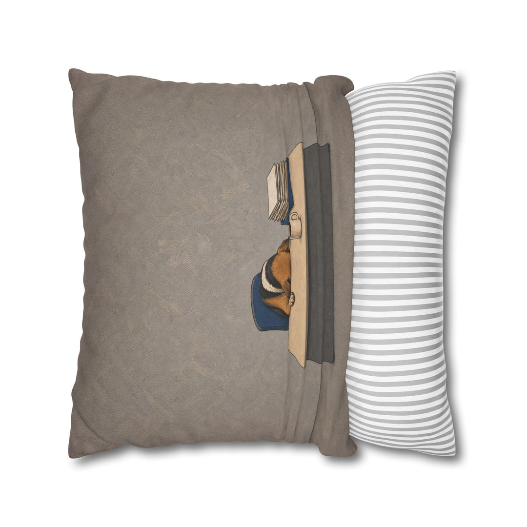 Monday Energy – Funny Office Decor with a Desk Slump and Full Inbox – Pillow / Cover