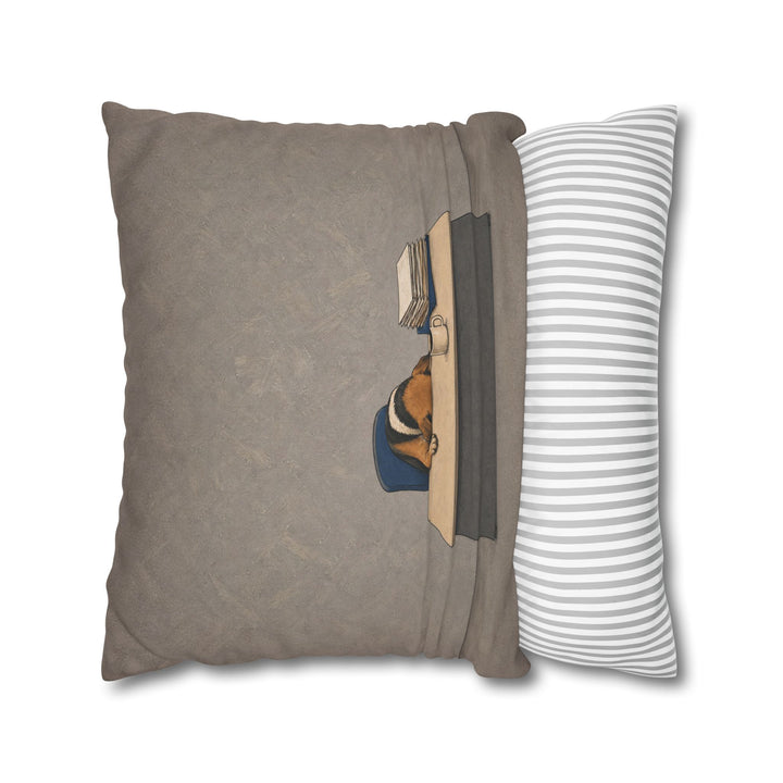 Monday Energy – Funny Office Decor with a Desk Slump and Full Inbox – Pillow / Cover