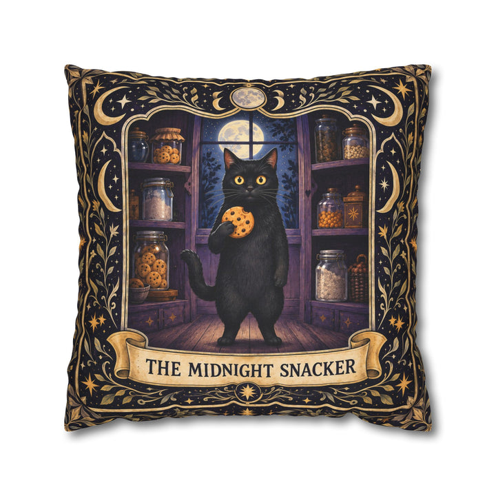 The Midnight Snacker – Tarot Wall Art with an Ornate Hand Drawn Card – Pillow / Cover