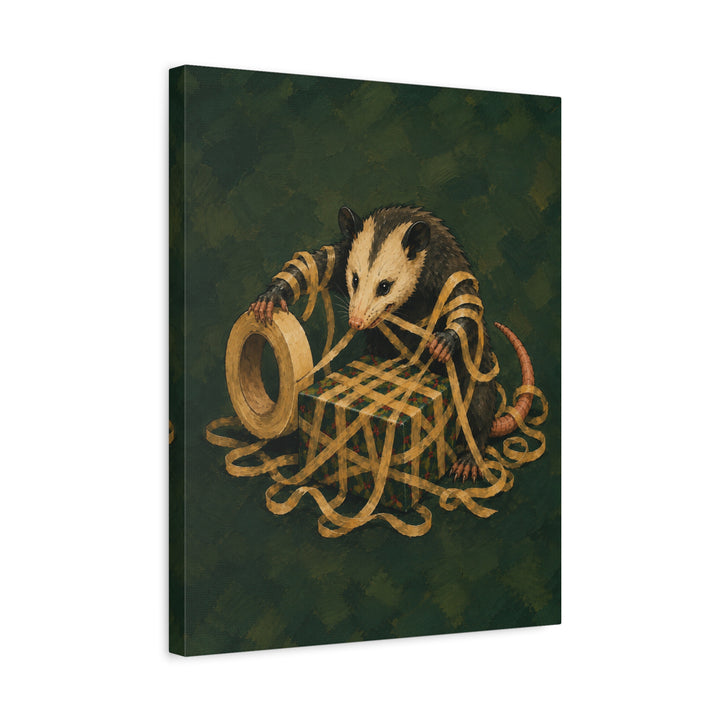 Secret Santa Workshop – Christmas Wall Art with a 3 AM Wrapping Disaster – Canvas / Framed Canvas