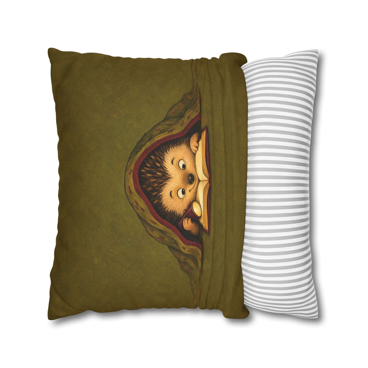 Reading Light – Library Wall Art with a Flashlight Under the Blanket – Pillow / Cover