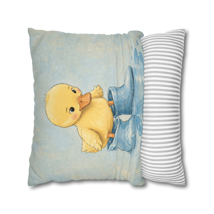 Little Boots – Nursery Wall Art with Rain Gear Four Sizes Too Big – Pillow / Cover