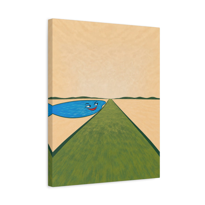 Ball's Eye View – Golf Wall Art from the Tee Level Looking Out – Canvas / Framed Canvas
