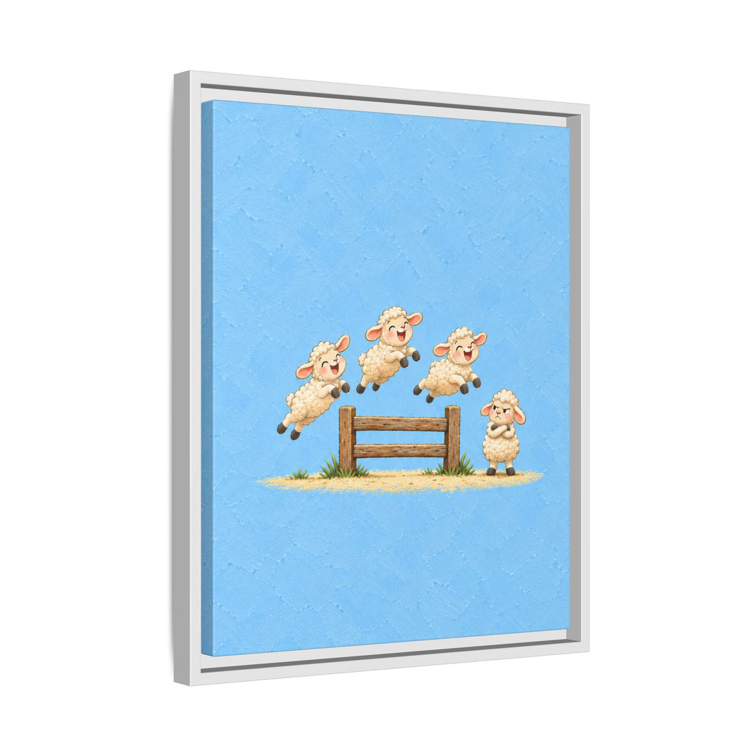 White frame
