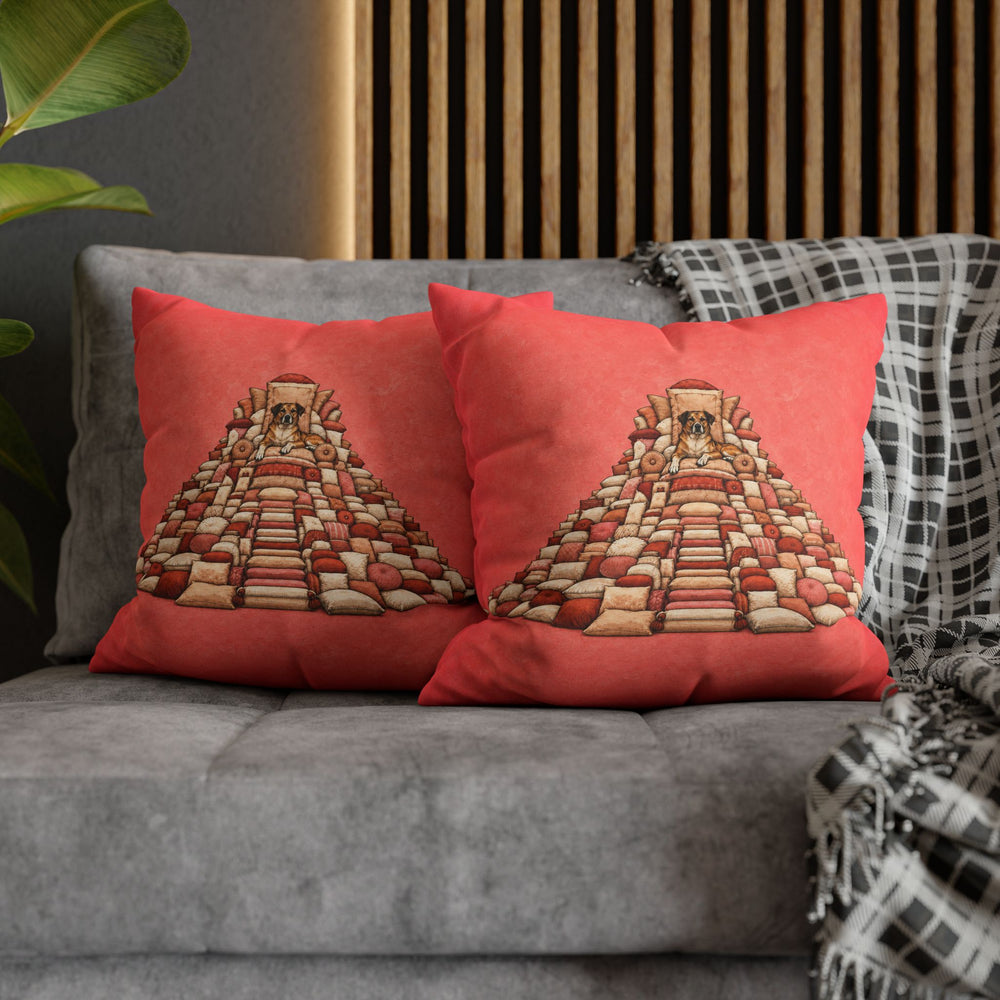 Pillow Fort King – Above Bed Art with a Fortress of Every Cushion – Pillow / Cover