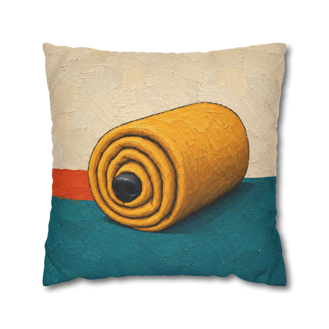 Blanket Burrito – Funny Dog Art with a Rolled Up Nap and One Nose – Pillow / Cover