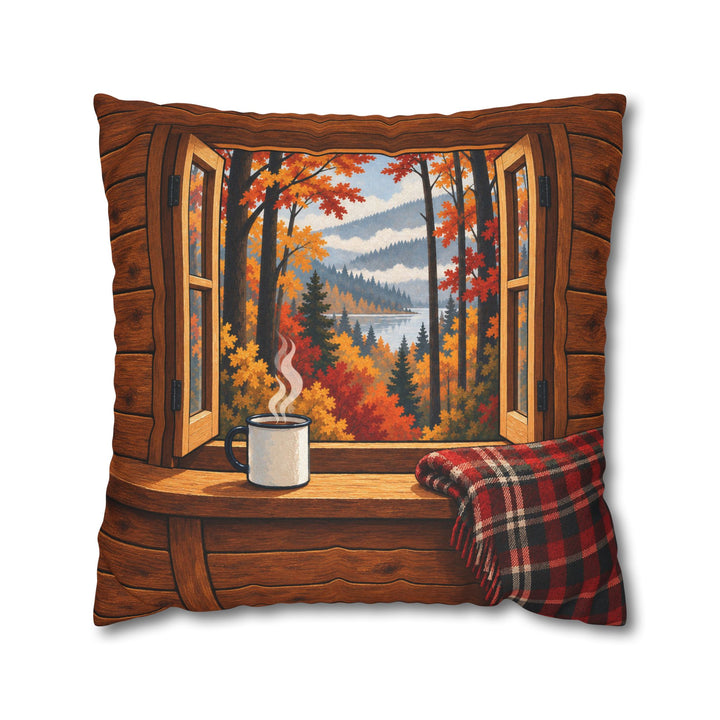 Cabin Weather – Cabin Wall Art with an Open Portal Onto Pure Vibe – Pillow / Cover