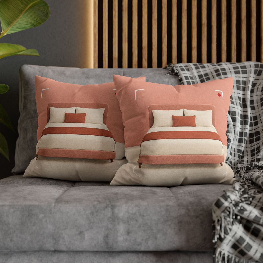 Made Bed, Myth Or Legend – Bedroom Wall Art with a Rare Cryptid Sighting – Pillow / Cover
