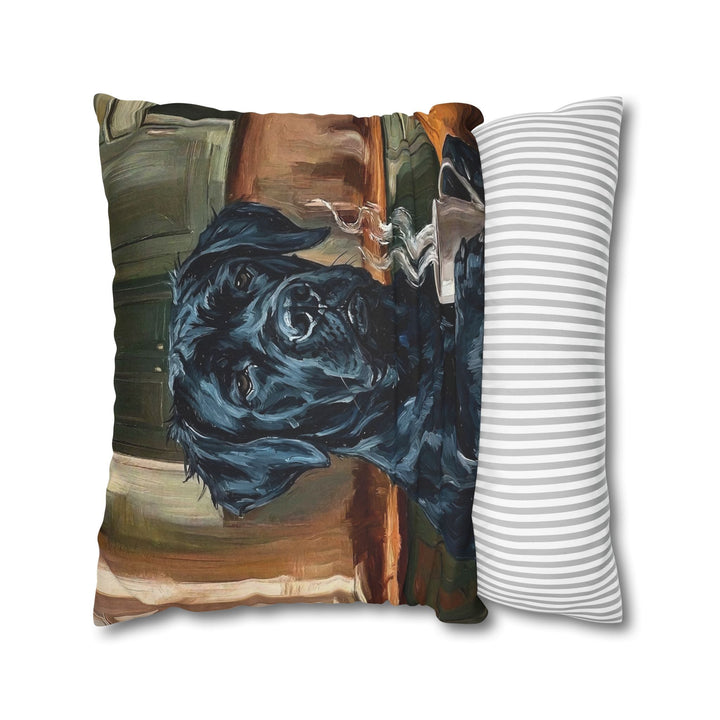 "Before Coffee" - Cane Corso Throw Pillow - Dog Lover Home Decor
