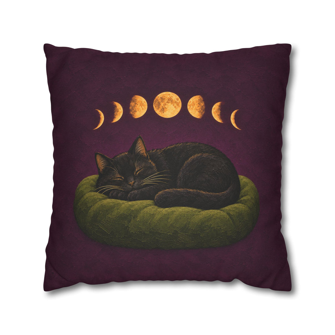 Moon Phases & Nap Phases – Witchy Wall Decor with a Sleeper Through the Cycle – Pillow / Cover