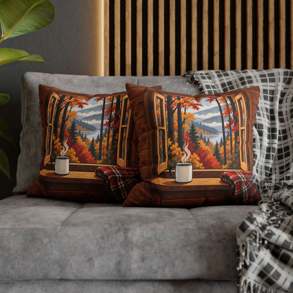 Cabin Weather – Cabin Wall Art with an Open Portal Onto Pure Vibe – Pillow / Cover