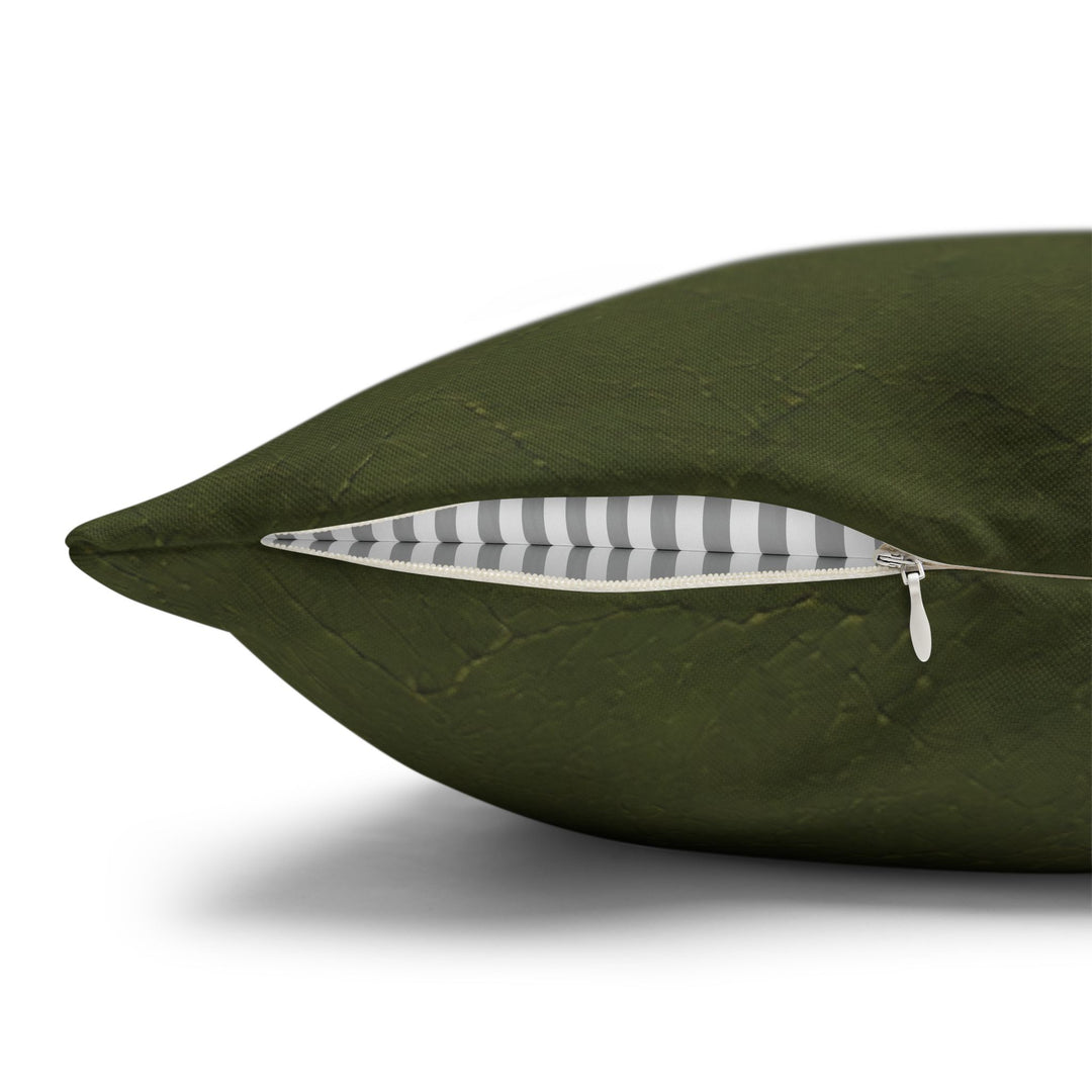 The Goblin's Treasury – Goblincore Decor with an Opossum Guarding Treasures – Pillow / Cover