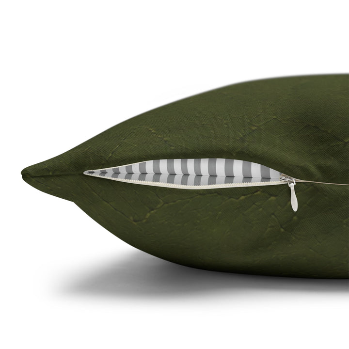 The Goblin's Treasury – Goblincore Decor with an Opossum Guarding Treasures – Pillow / Cover