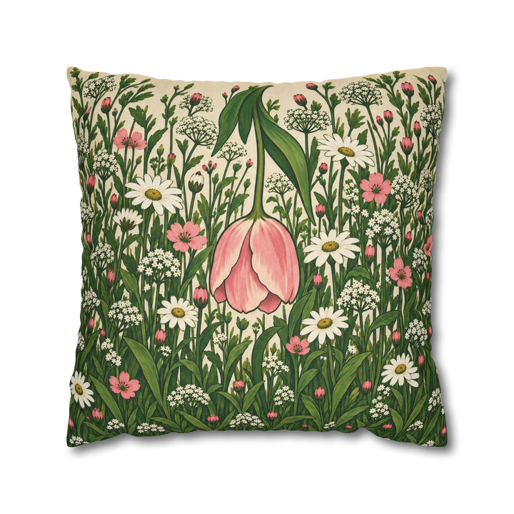 Wildflower Riot – Botanical Wall Art with a Loud Loose Meadow – Pillow / Cover