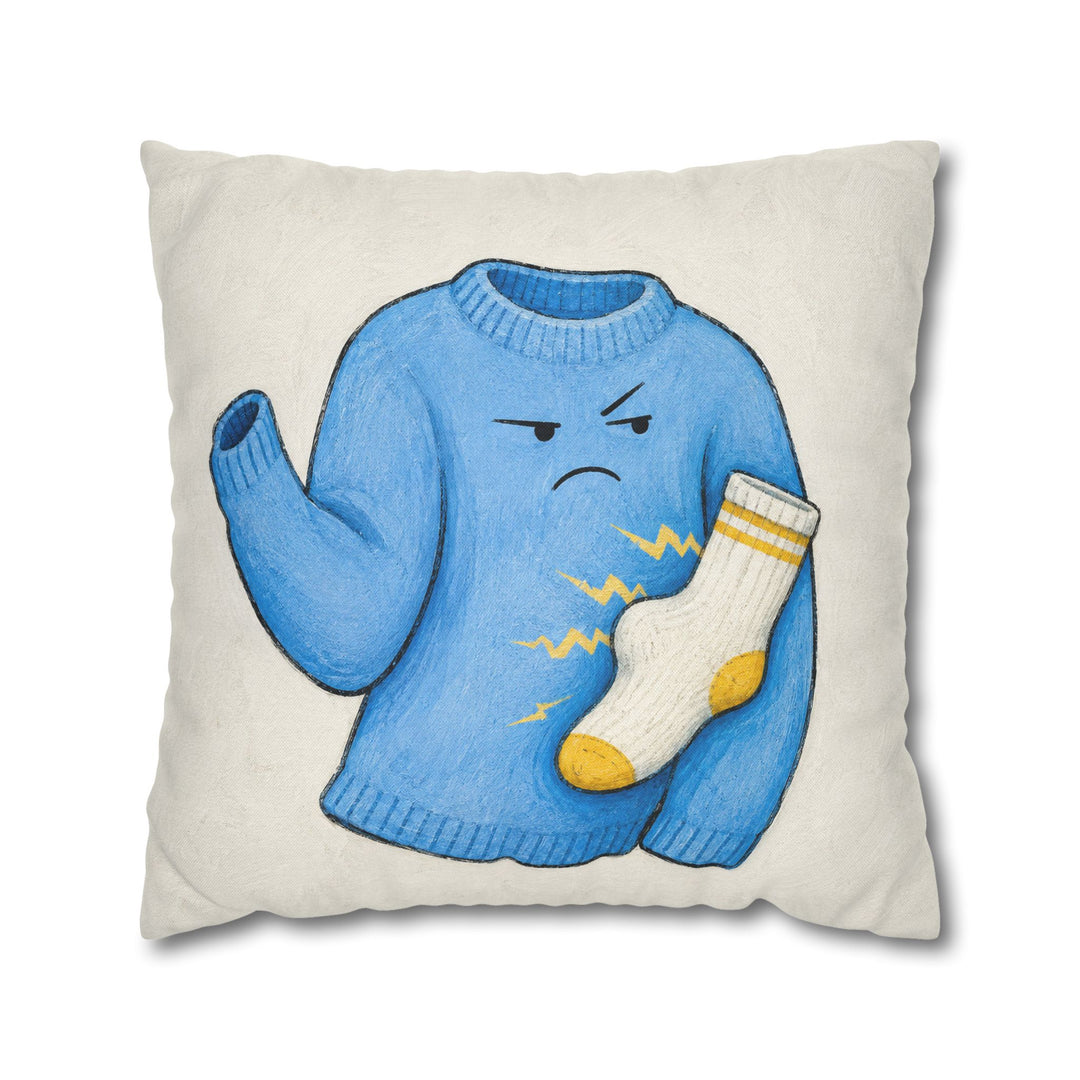 Static: A Romance – Laundry Room Art with a Clingy Sweater Affair – Pillow / Cover