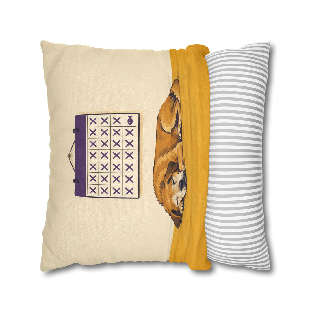 The Retirement Countdown – Funny Office Wall Art with a Calendar of Crossed Days – Pillow / Cover
