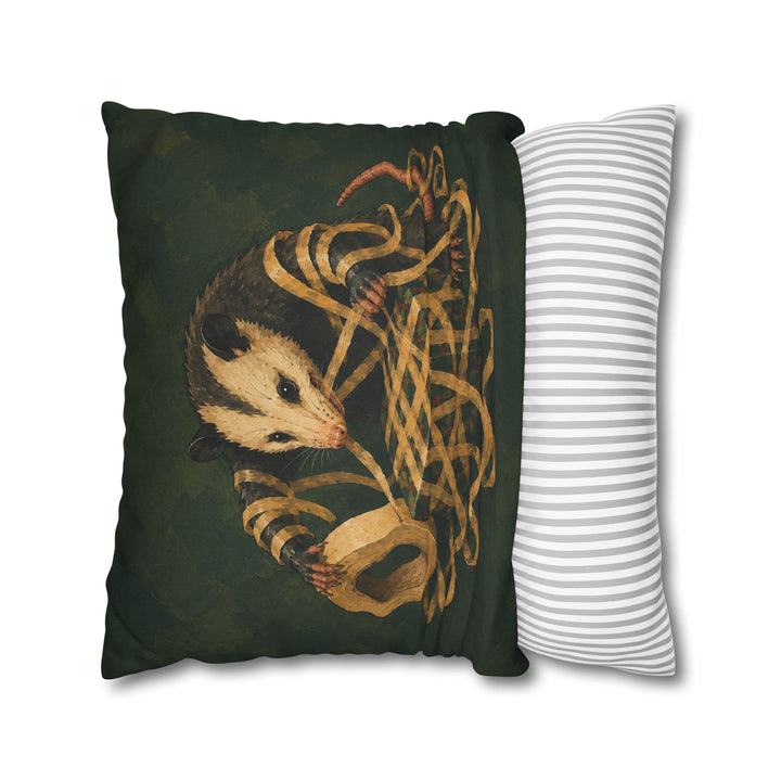 Secret Santa Workshop – Christmas Wall Art with a 3 AM Wrapping Disaster – Pillow / Cover