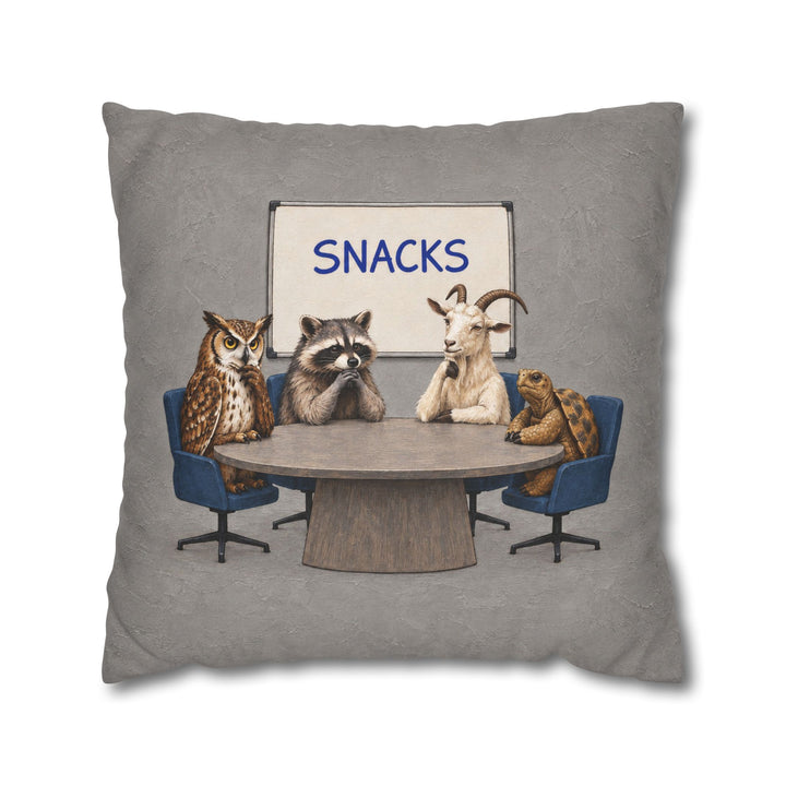 Team Meeting – Funny Office Wall Art with a Whiteboard Saying Ball – Pillow / Cover