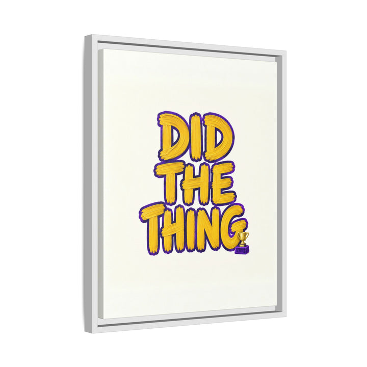 White frame