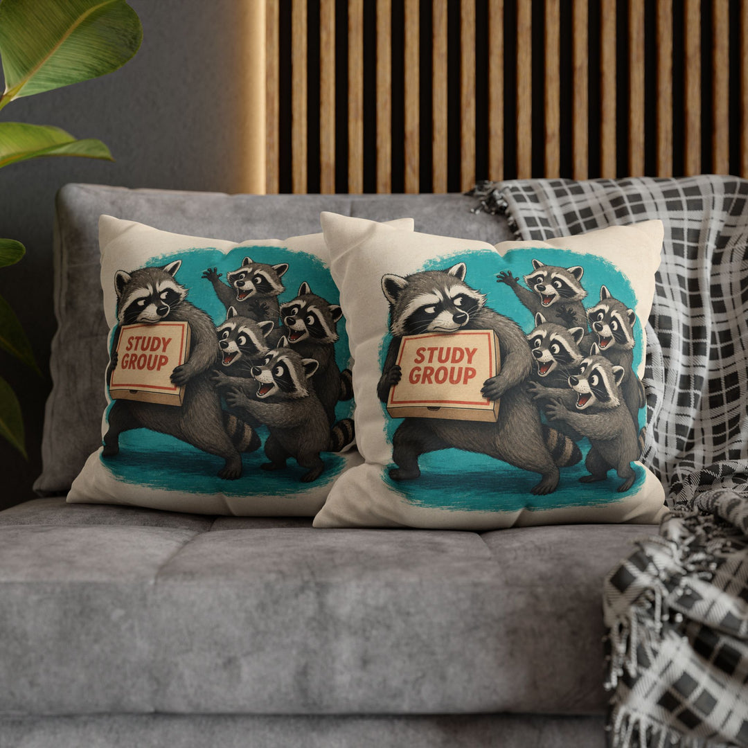 Pizza Fund – College Dorm Decor with a Guarded Study Group Box – Pillow / Cover