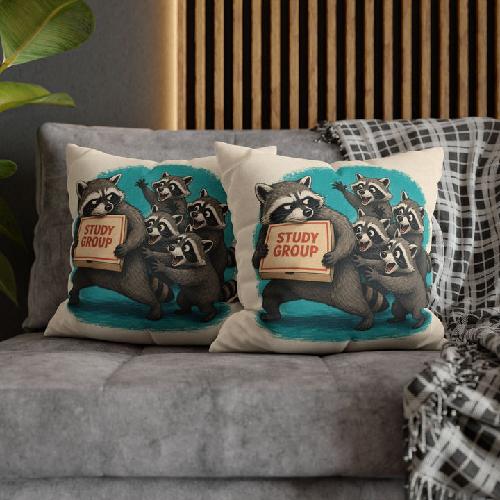 Pizza Fund – College Dorm Decor with a Guarded Study Group Box – Pillow / Cover