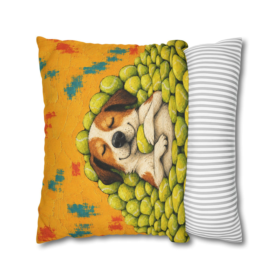 Ball Is Life II – Dog Wall Art with a Tennis Toy Nap – Pillow / Cover