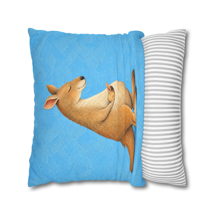 Pocket Nap – Nursery Wall Art with a Joey and One Ear Out – Pillow / Cover